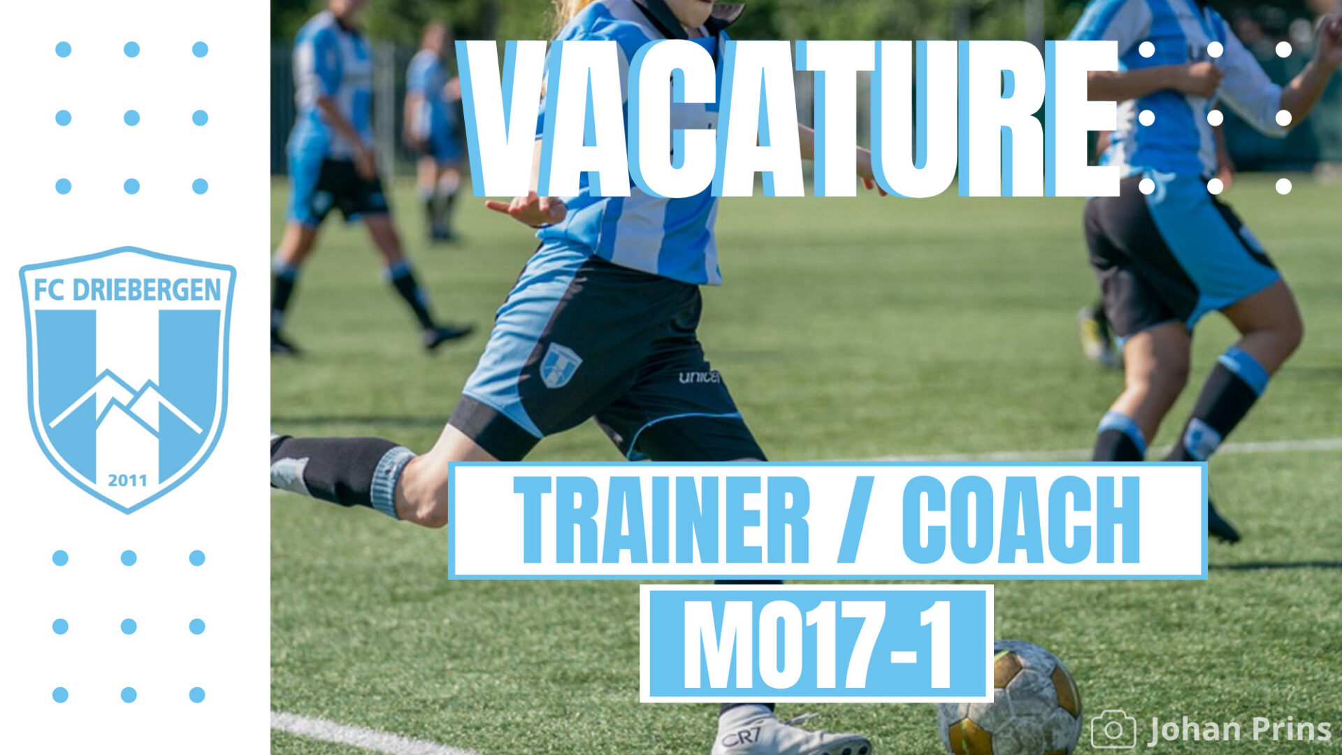 Vacature Trainer/Coach FC Driebergen MO171 FC DRIEBERGEN